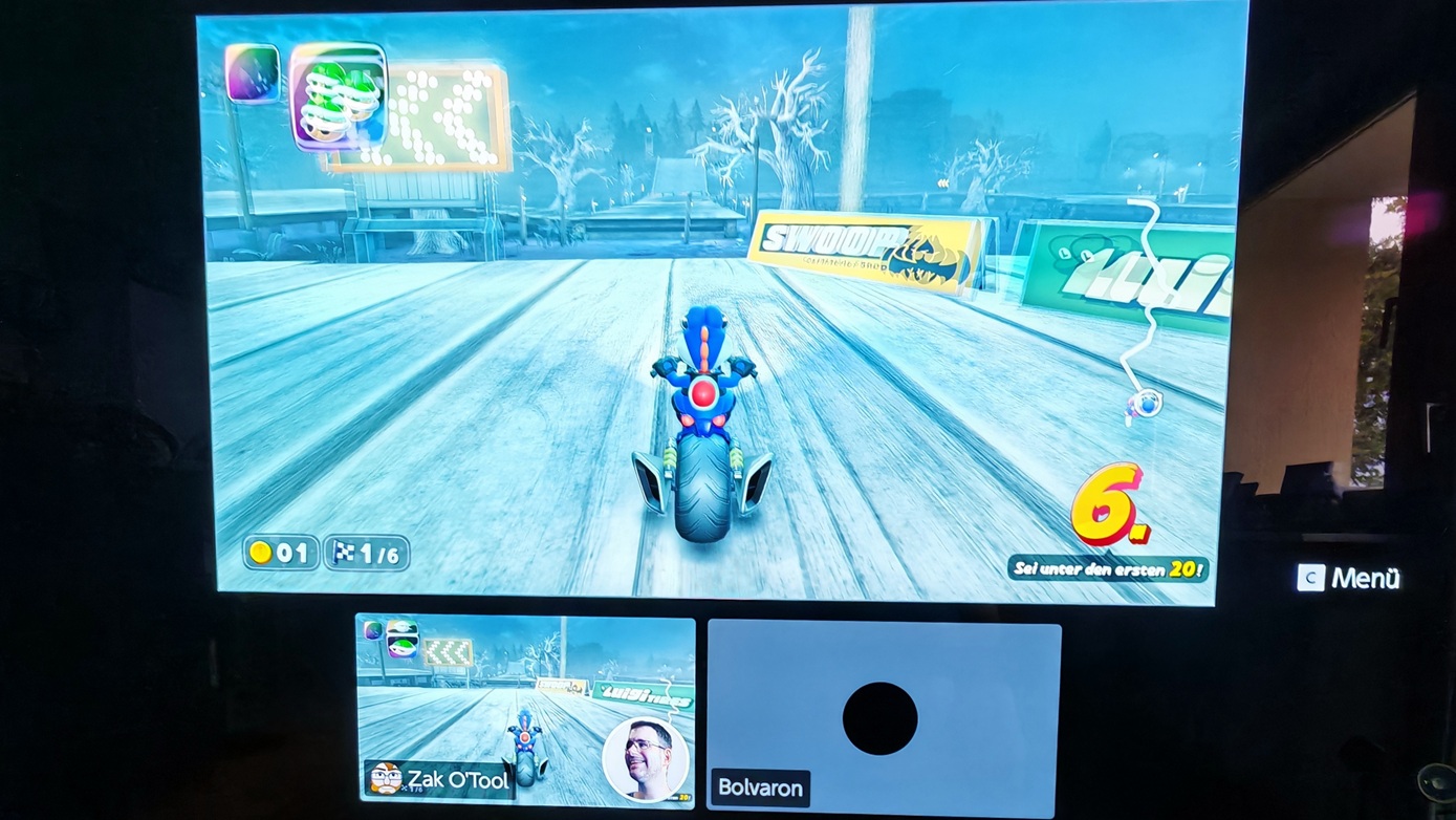 GameChat bei Mario Kart World