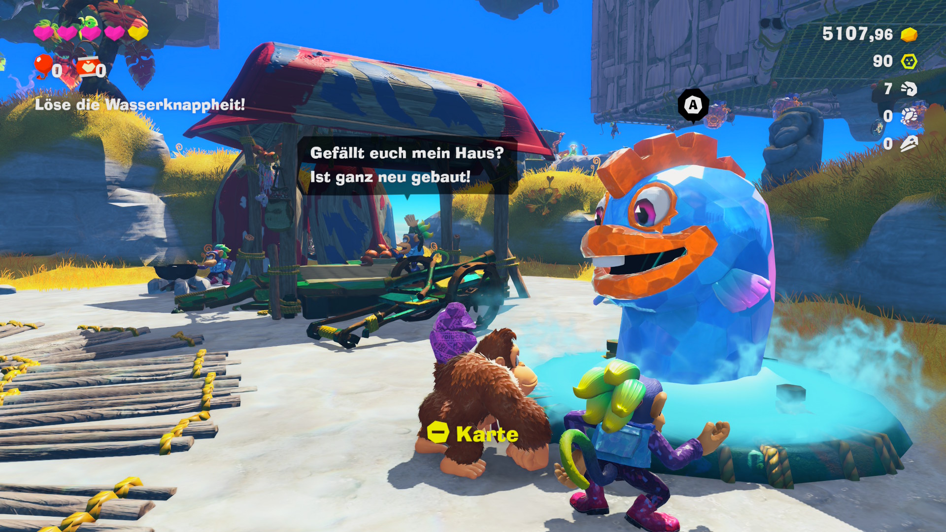 Screenshot von Bananza