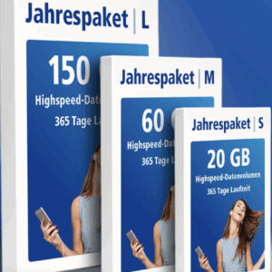 1&1 Prepaid Jahrespakete