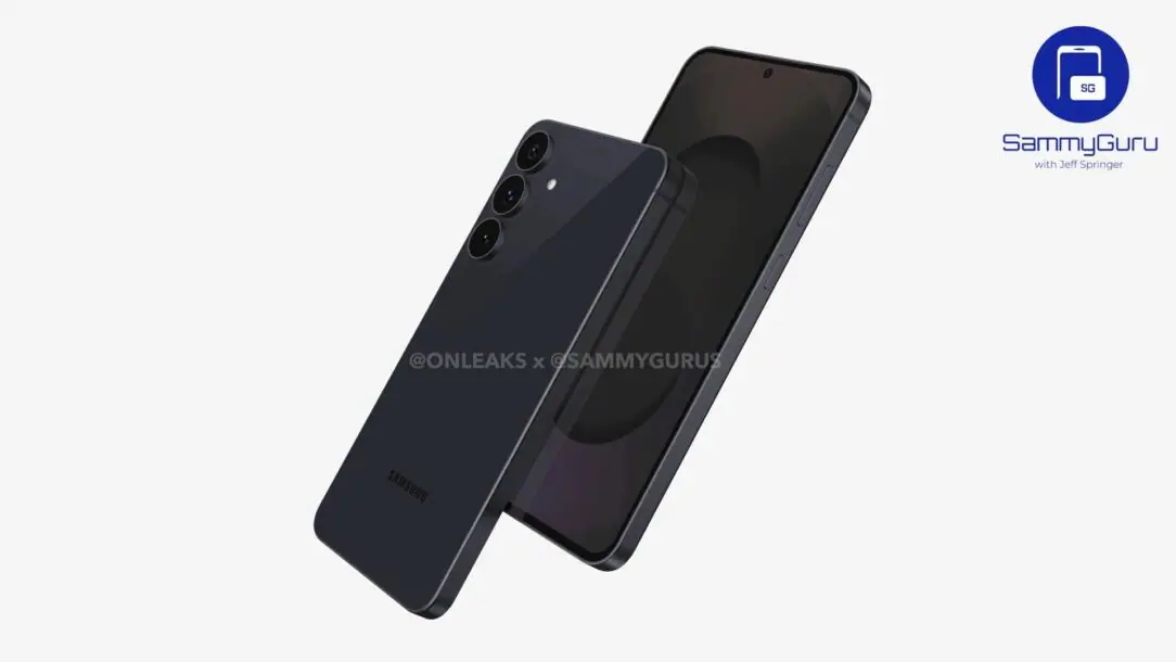 Samsung Galaxy S25 FE Design Leak by OnLeaks/SammyGuru
