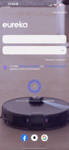 Eureka App: Konto anlegen