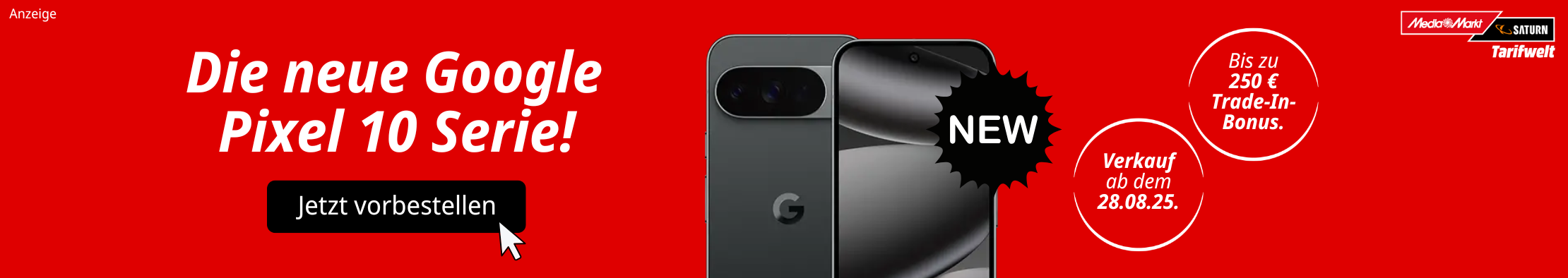Google Pixel 10 Serie Pre-Order