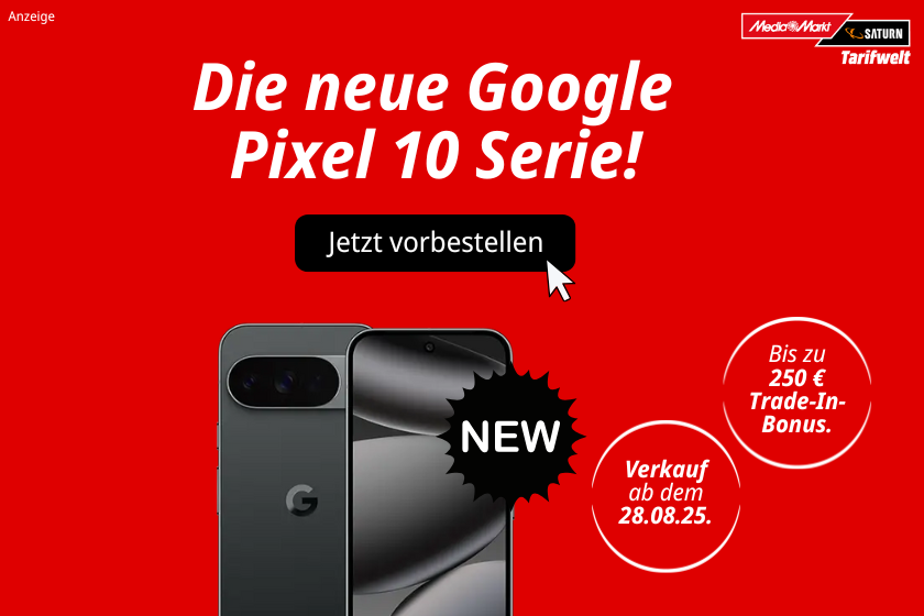 MMS Google Pixel 10 Serie Pre-Order
