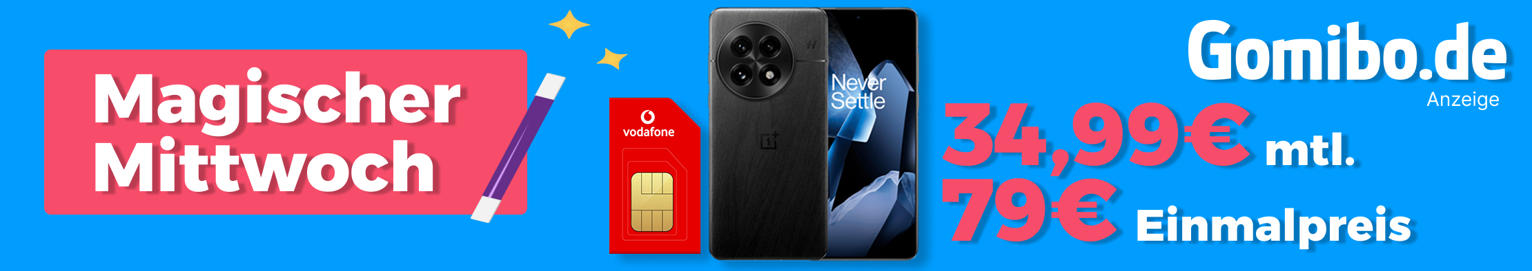Gomibo Magischer Mittwoch OnePlus Deal