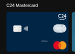 Ein Bild der C24-Mastercard in der App.