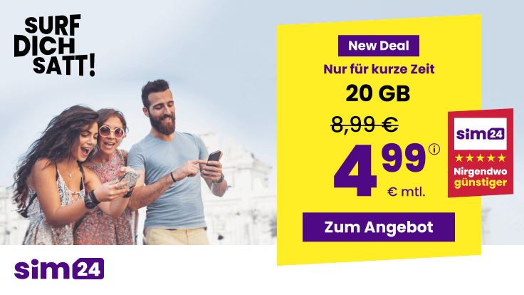 sim24 20-für5-Aktion