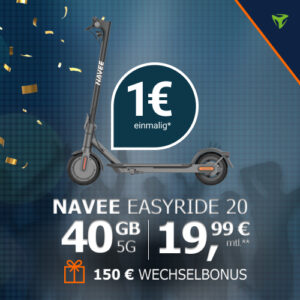 NAVEE Easyride 20 + freenet Allnet-Flat