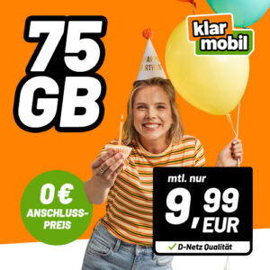 Klarmobil Allnet Flat 75 GB 5G
