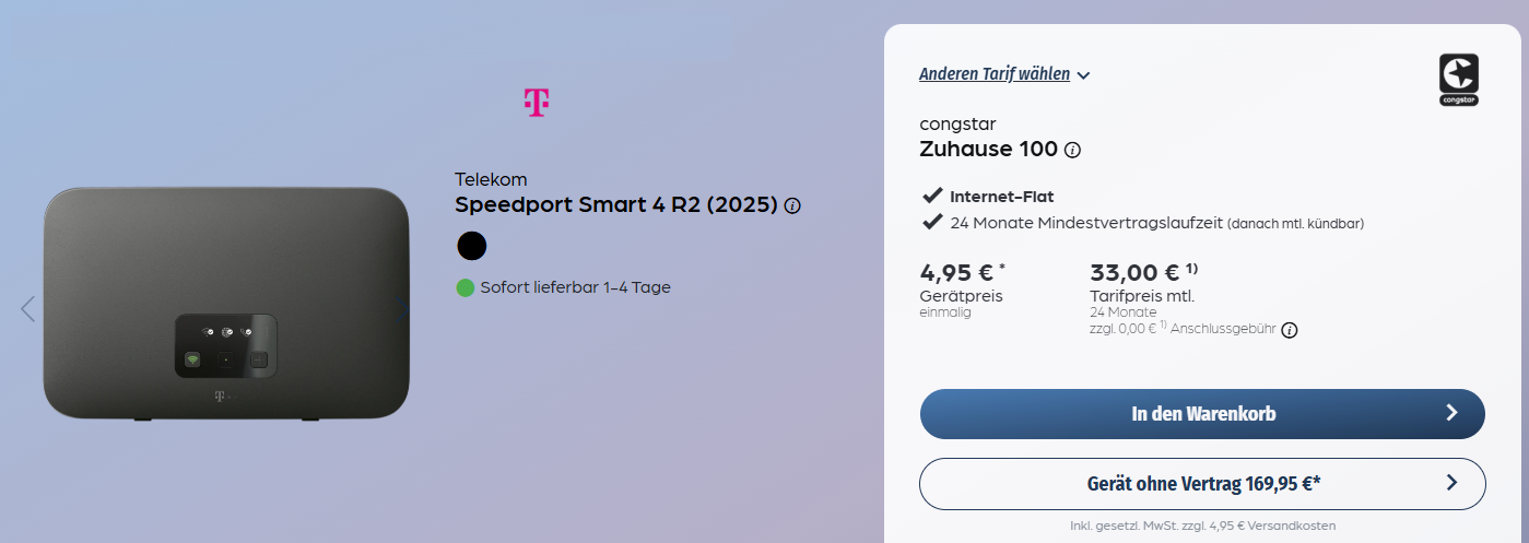 Telekom Speedport Smart 4 R2 (2025)