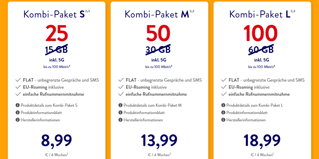 ALDI-TALK-Kombi-Pakete