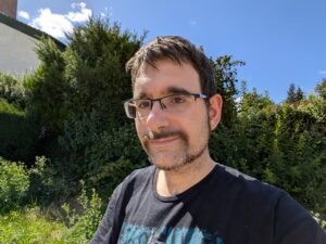 Selfie im breiten Modus