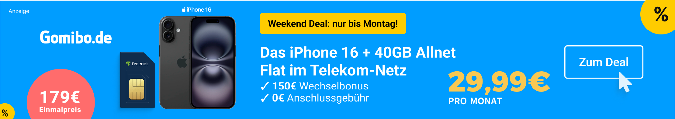 Gomibo Weekend-Deal