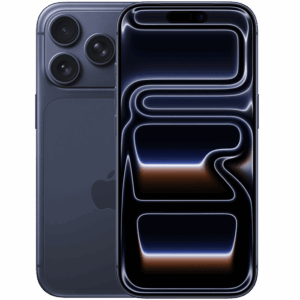 iPhone 17 Pro Gerätebild Tiefblau Transparent