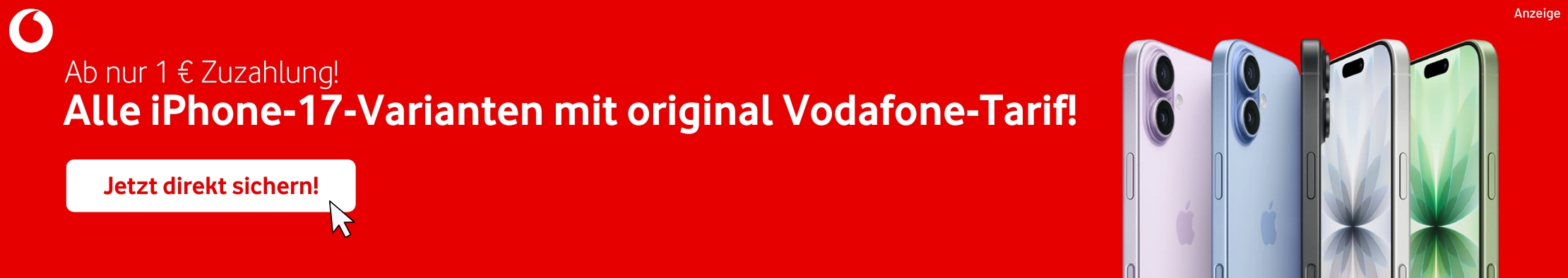 iPhone 17 Serie Vodafone WKZ