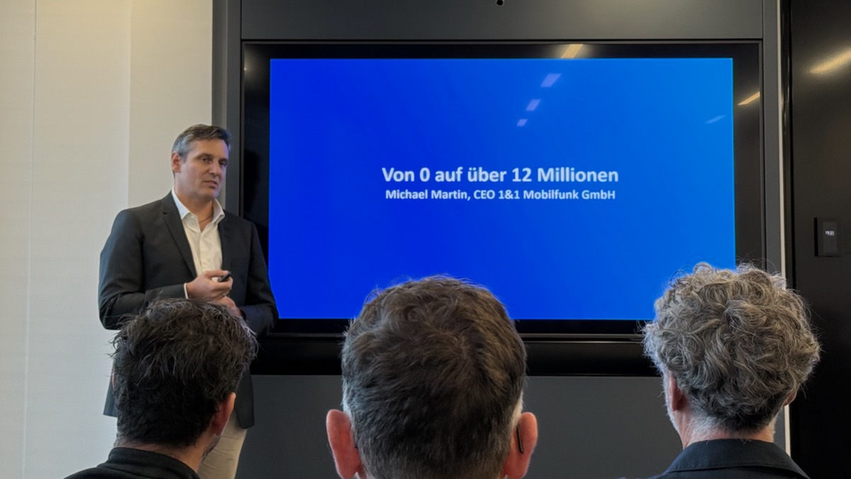 Michael Martin, CEO 1&1 Mobilfunk GmbH – 1&1 News Header