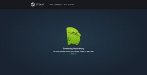 Steam Störung down