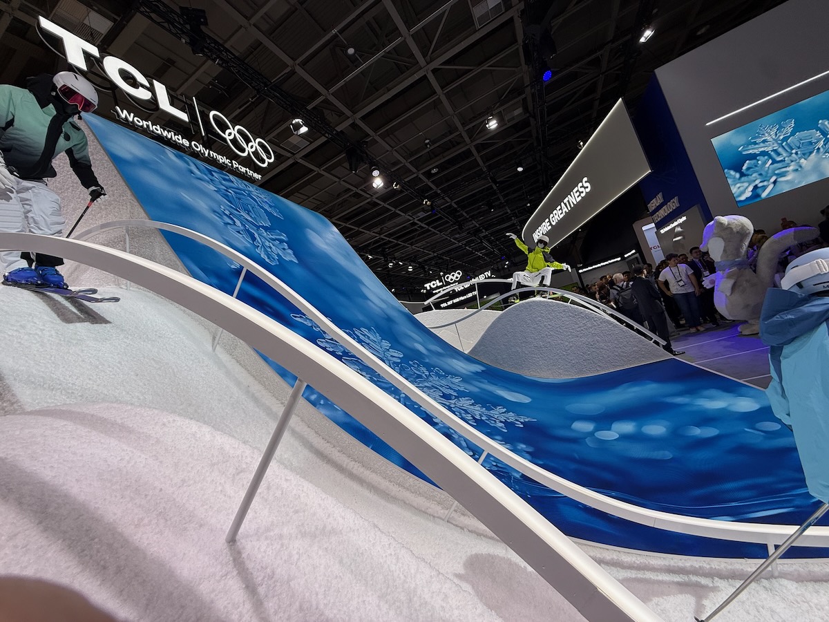 LED-Sprungschanze bei TCL auf der IFA 2025