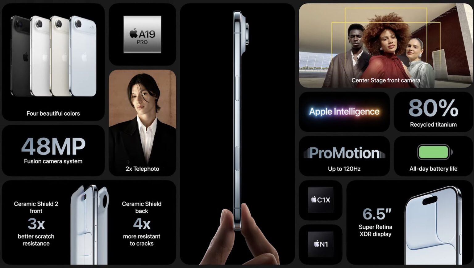 iPhone 17 Air Daten Hardware Übersicht