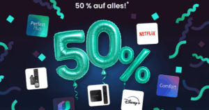 waipuTV Geburtstag mit 50% Rabatt