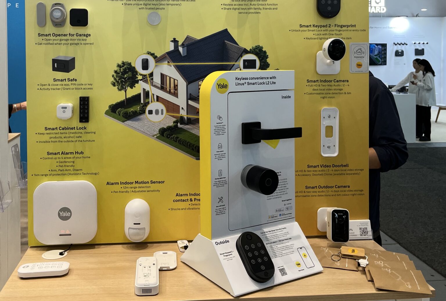 Aufgebautes Linus L2 mit Optionen am Stand.