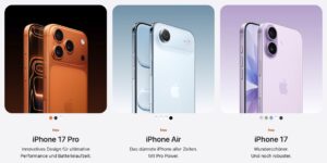 iPhone 17 Serie im Vergleich Übersicht