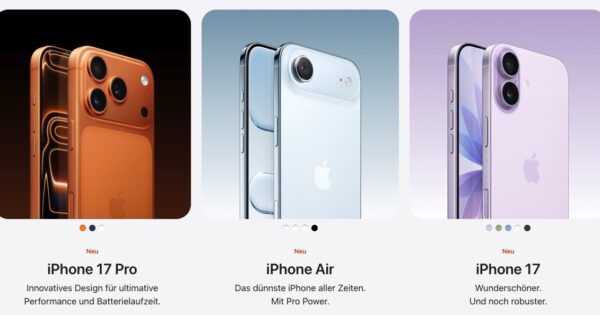 iPhone 17 Serie im Vergleich Übersicht