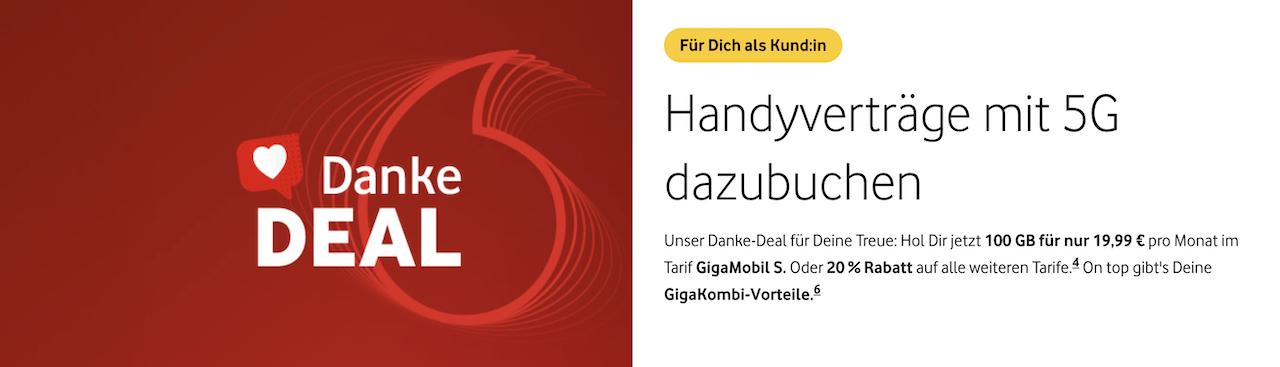 Vodafone Danke Deals