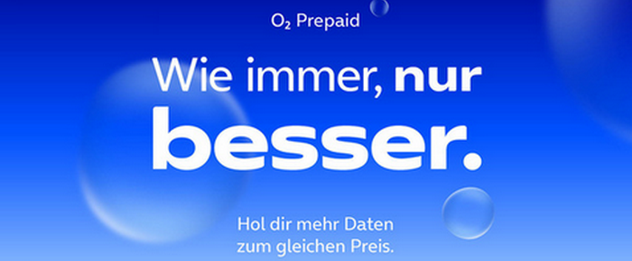 o2 Prepaid mehr Daten