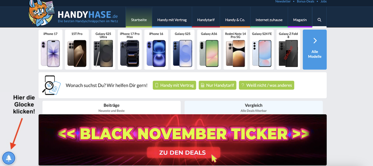 Handyhase Deal Ticker