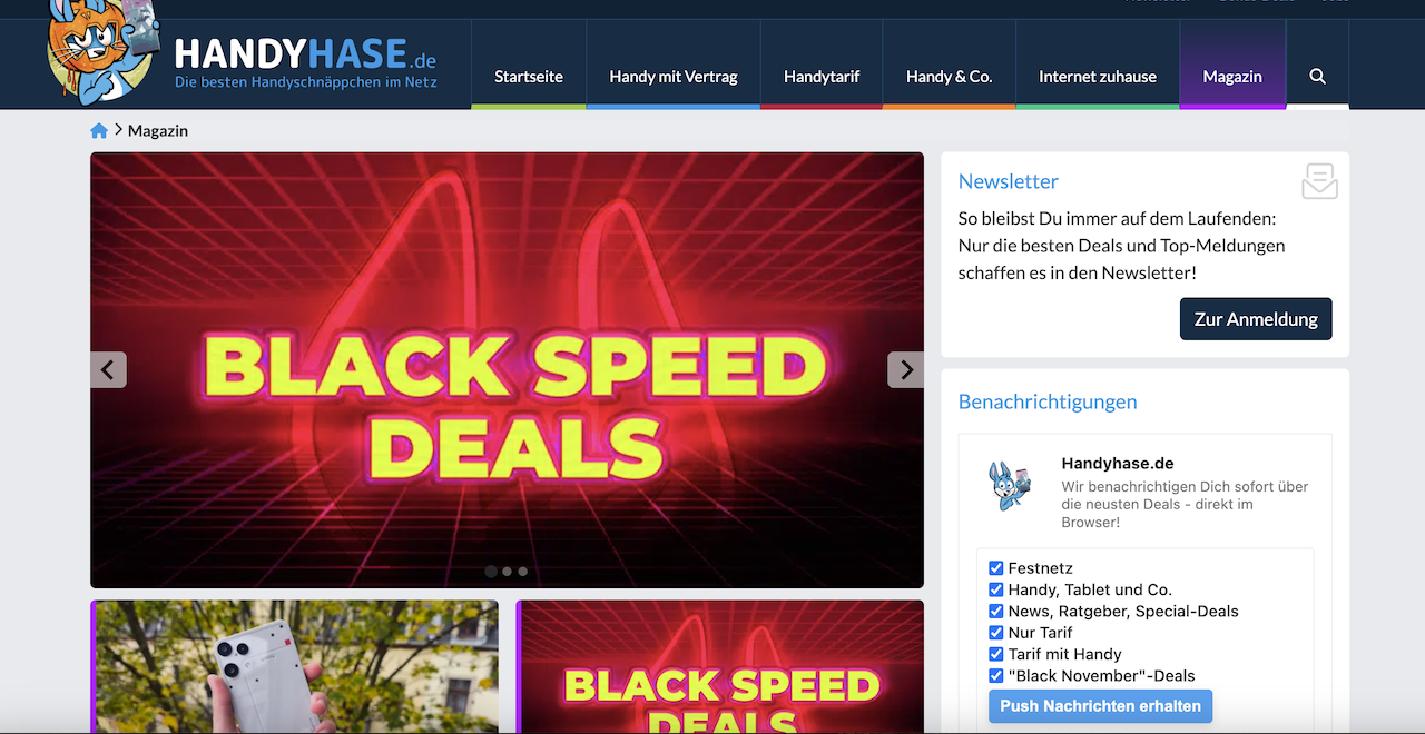 Handyhase Deal Ticker