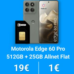 Motorola Edge 60 Pro 512GB + congstar - Allnet flat S 25GB