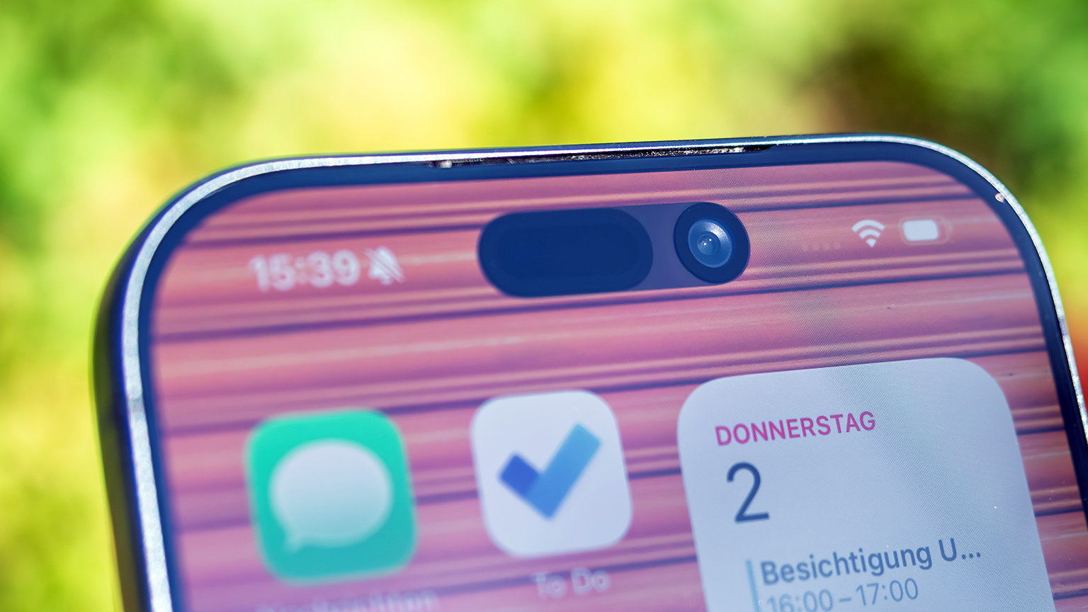Frontkamera des iPhone 17 Pro