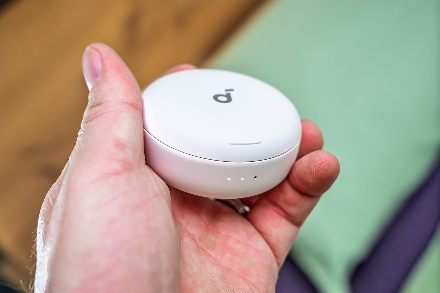 LED-Leiste der Ladeschale der Soundcore Sleep A30