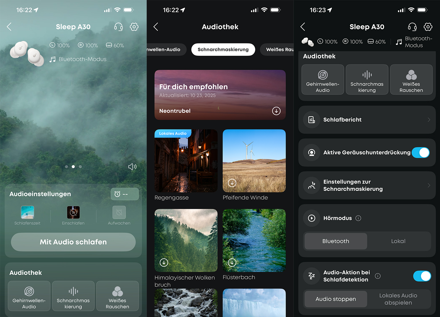 App der Soundcore Sleep A30