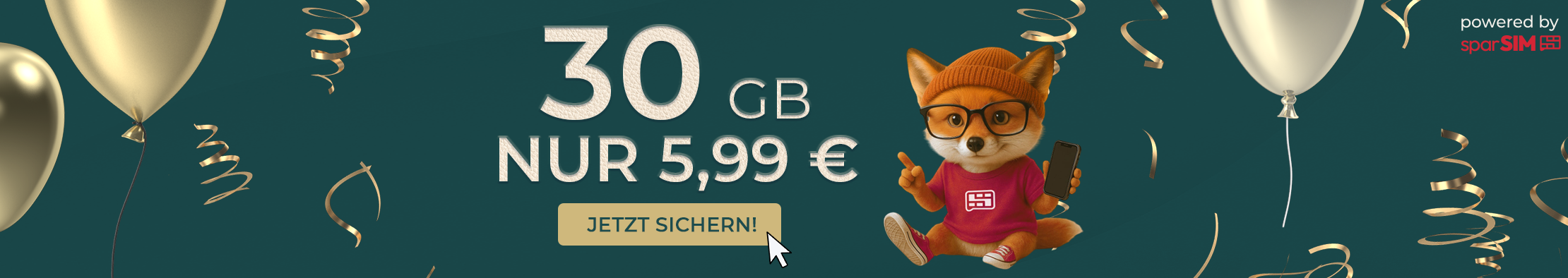 Sparsim 15jhh Jubiläum Deal