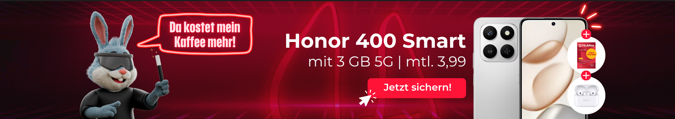 Honor 400 Smart 3,99€ MMS