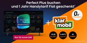 Waipu.tv mit klarmobil Handy-Tarif Herbst-Deal