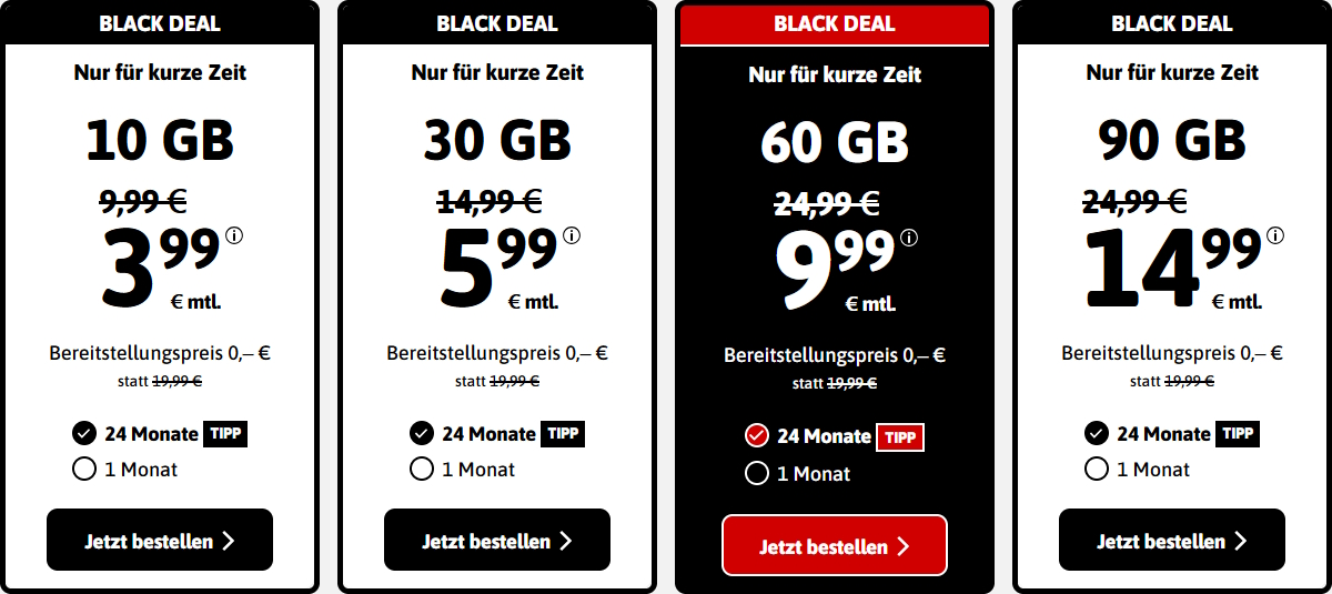 BLACKSIM 11.11. Black Deals Header