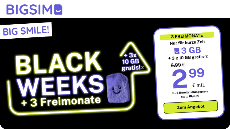 BIGSIM Black Deals