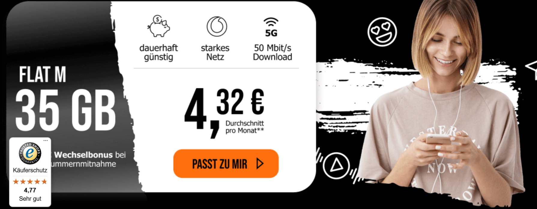 allmobil M otelo-Tarif mit Allnet-Flat im Vodafone-Netz - Black Friday - LogiTel