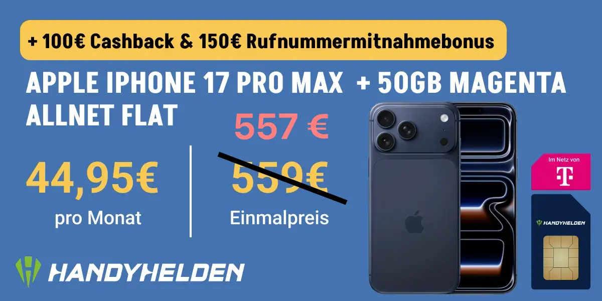 iPhone 17 Pro Max bei Handyhelden