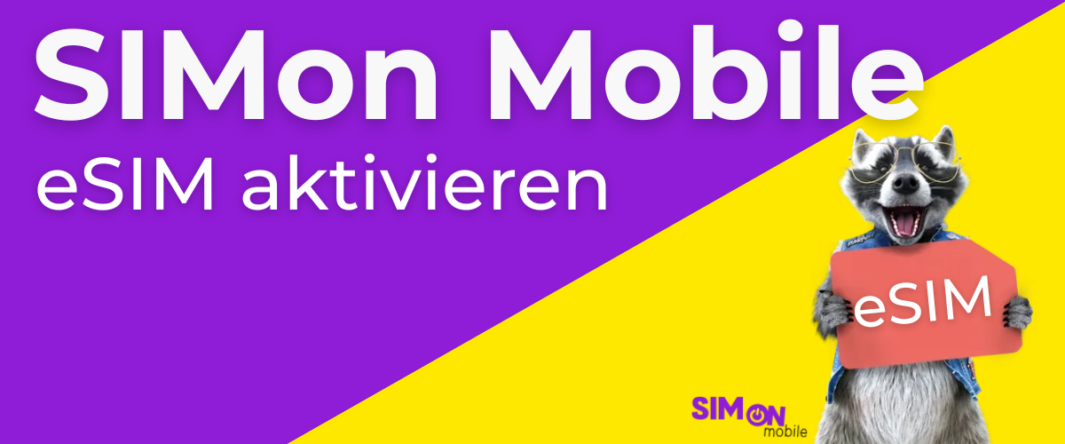 SIMon mobile eSIM aktivieren
