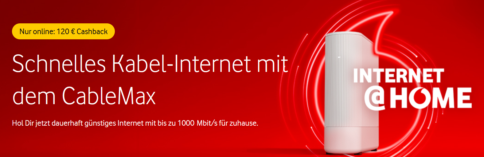 Vodafone Cable Max Aktion