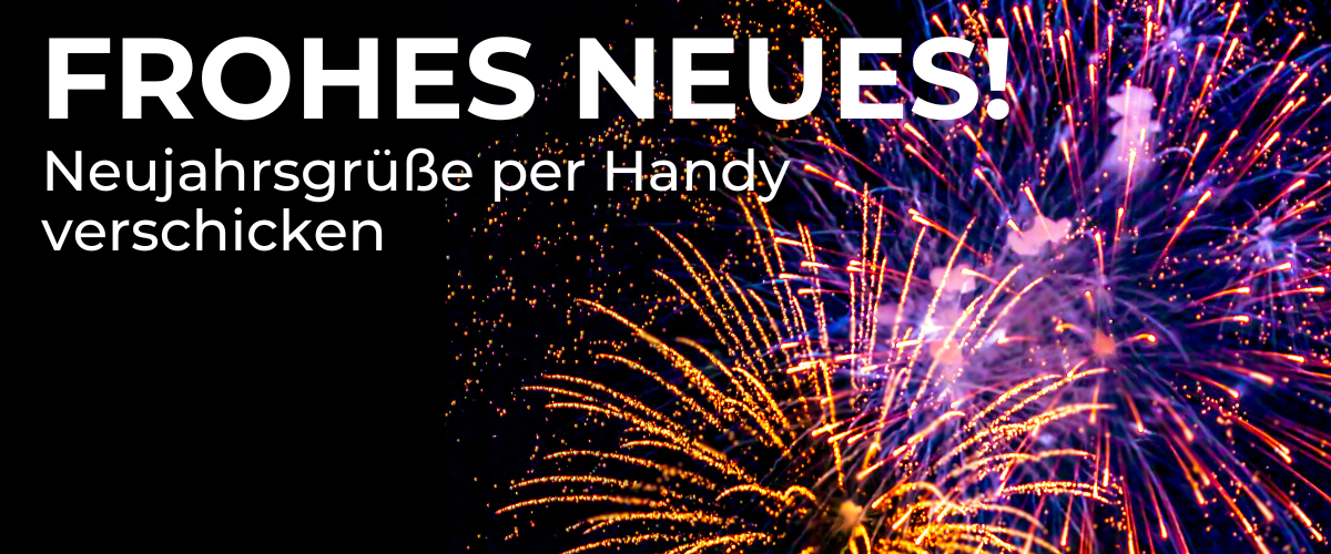Neujahrsgrüße per Handy verschicken
