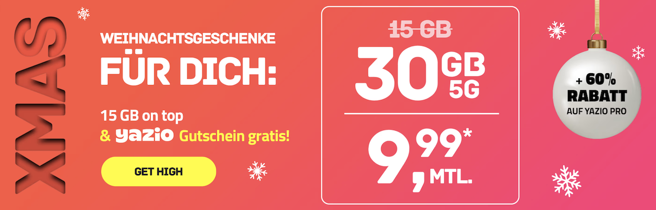 HIGH Weihnachtsdeals