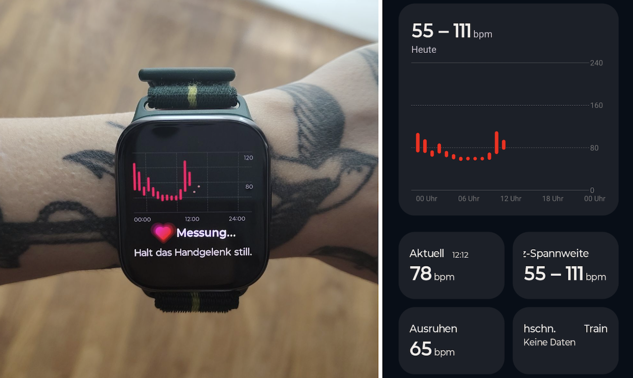 moto watch fit Herzfrequenz