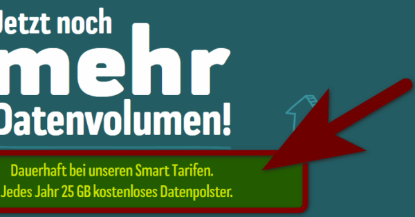 Datenpolster bei ja! mobil