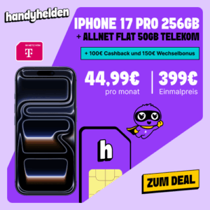 iPhone 17 Pro Handyhelden Deal