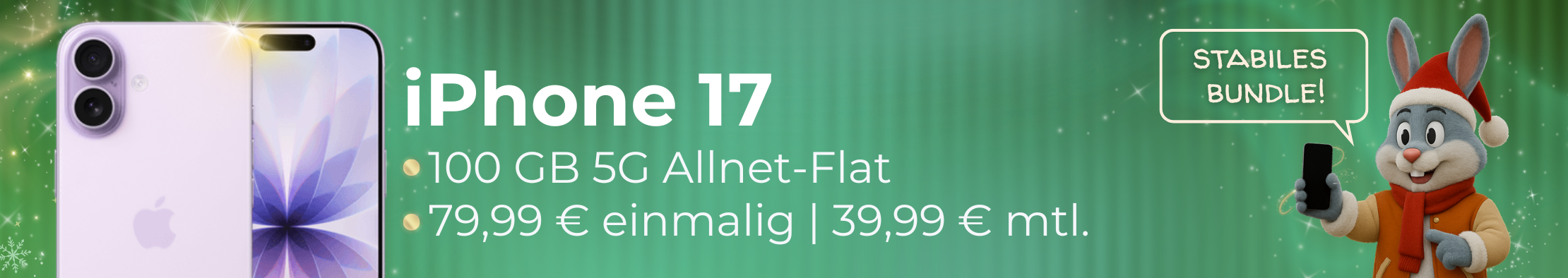 Klarmobil iPhone 17 100 GB