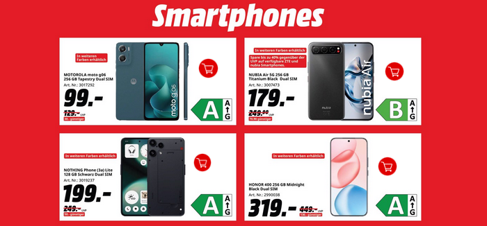 Handy-Angebote im neuen Gutscheinheft